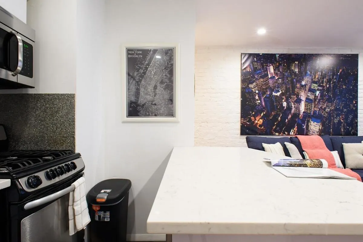 ニューヨーク26-4B Newly Furnished 1Br W D Courtyardアパートメント 0*, ニューヨーク